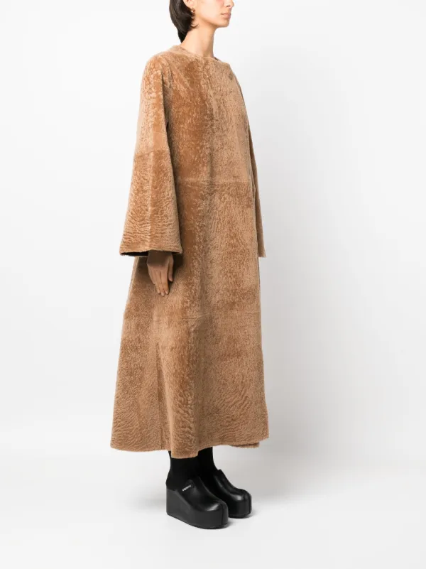 By Malene Birger Sandras Shearling Coat - Farfetch