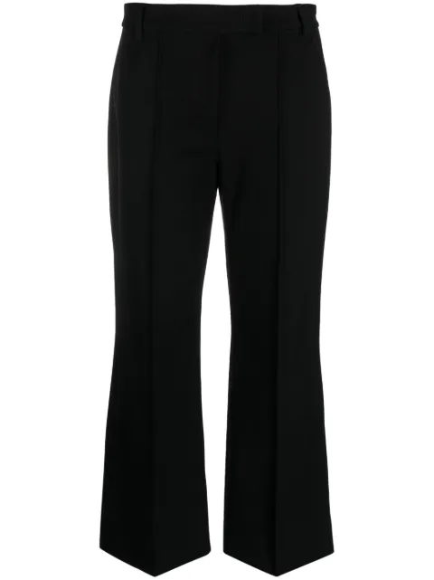 'S Max Mara pantalones capri con diseño acampanado