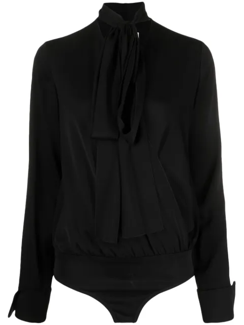 Sportmax bow-detail bodysuit