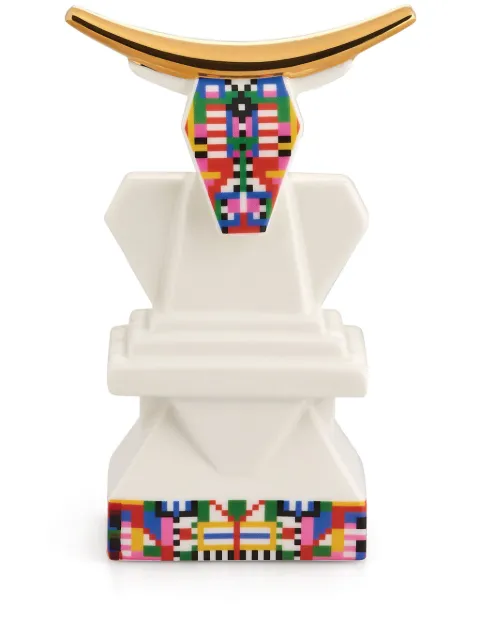 Alessi Holyhedrics Cow porcelain ornament