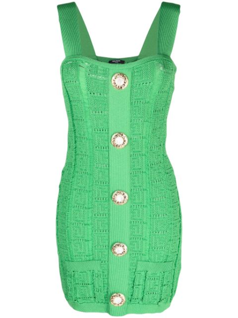 Balmain open-knit minidress Women