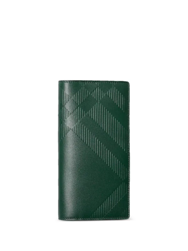 Plaid burberry mens store wallet