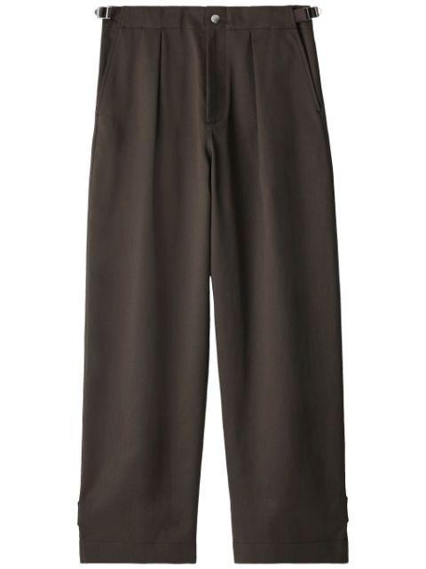 Burberry straight-leg cotton trousers