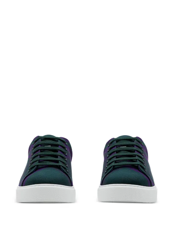 Burberry Checked lace-up Sneakers - Farfetch