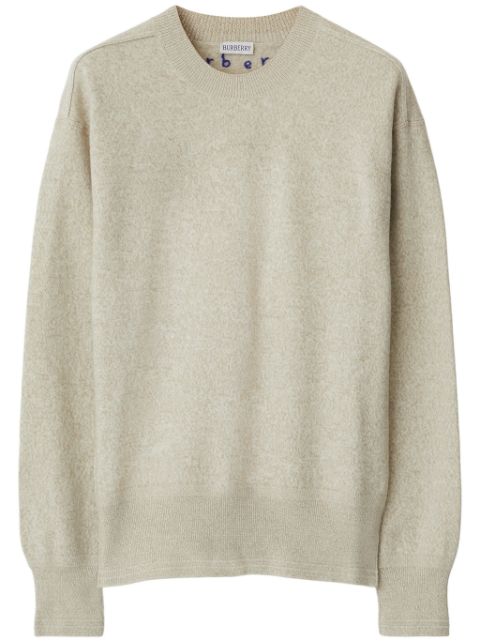 Burberry crew-neck wool jumper Women