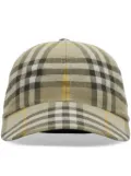 Burberry check-print baseball cap - Green