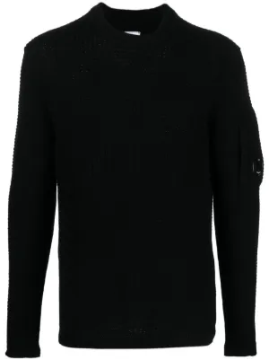 Mens waffle knit jumper sale