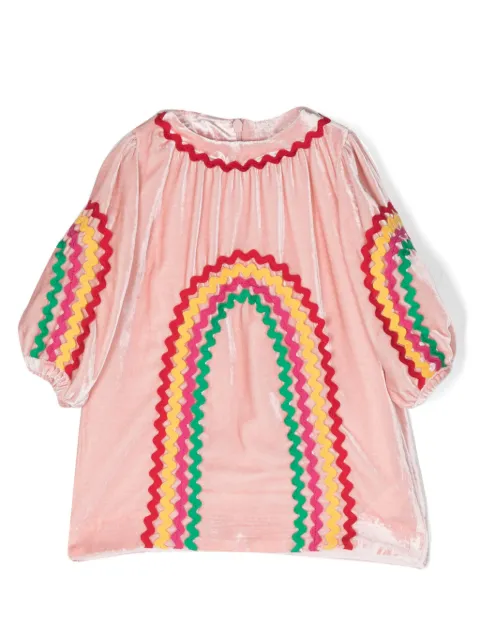 Stella McCartney Kids vestido Rainbow Ribbon