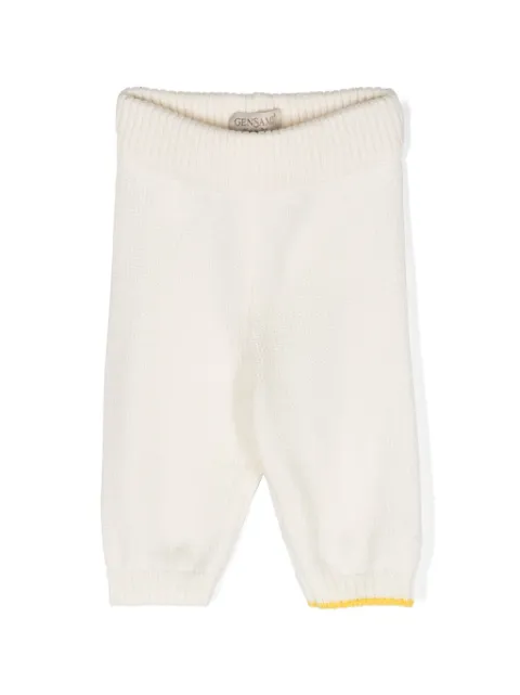 Gensami kids knitted elastic-waist track pants