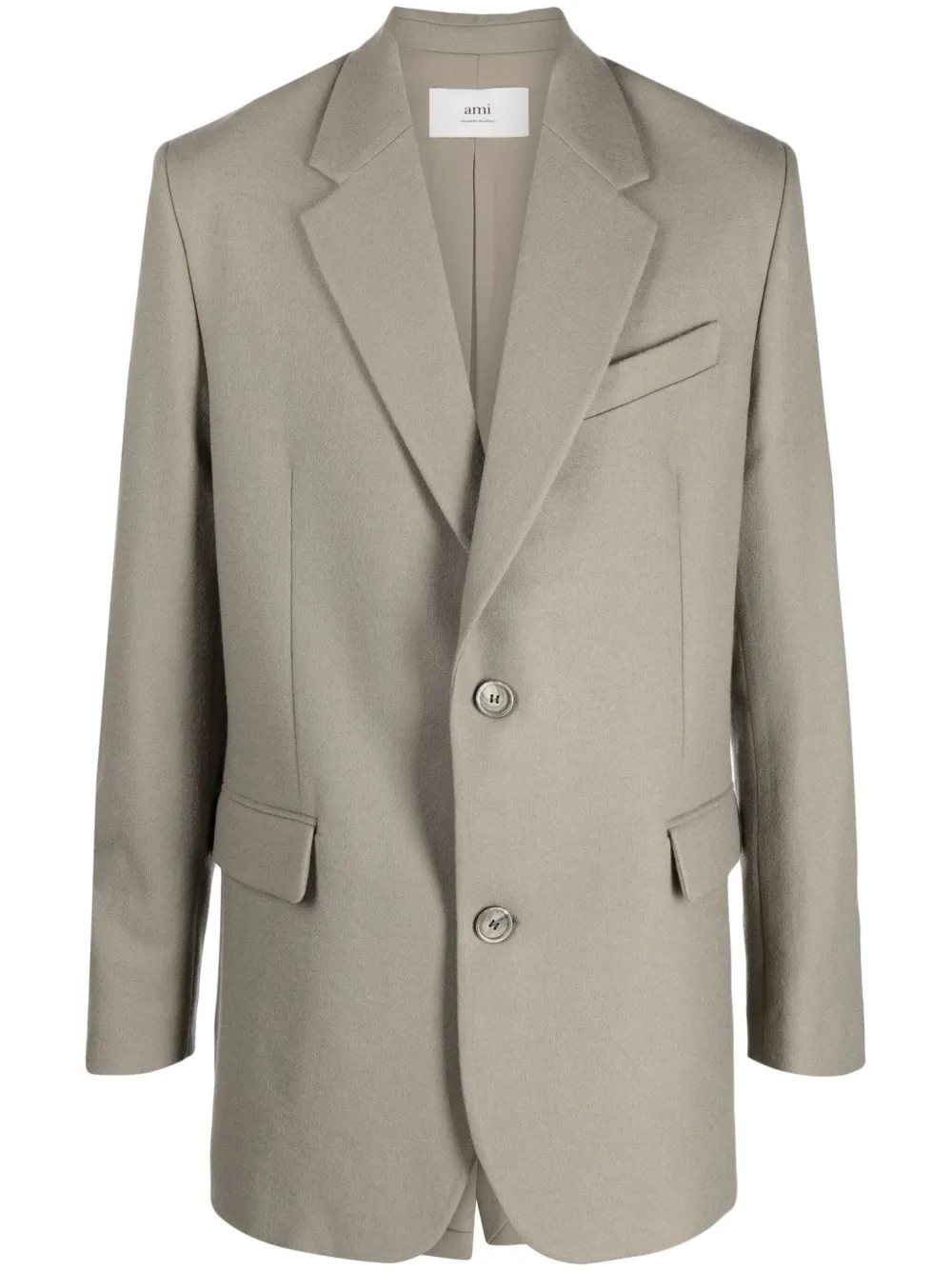 AMI ALEXANDRE MATTIUSSI VIRGIN-WOOL COAT