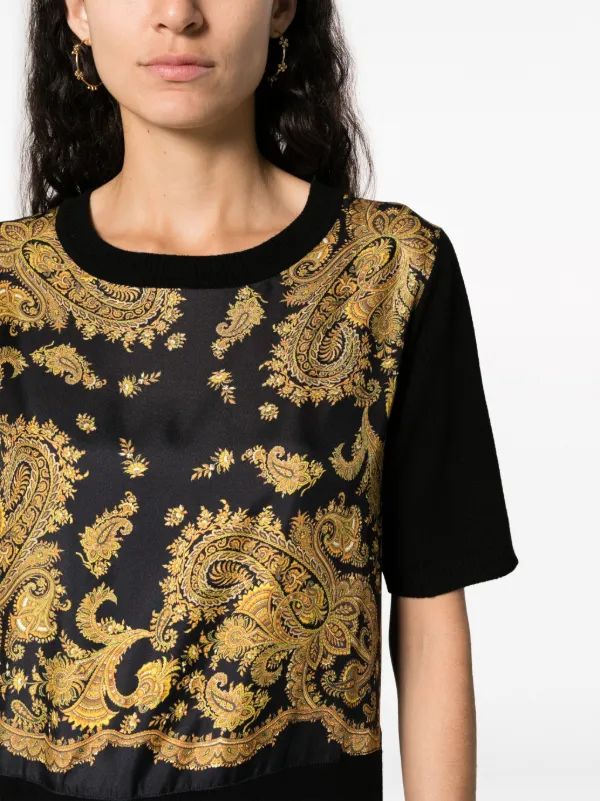 ETRO ペイズリー Tシャツ | ブラック | FARFETCH JP