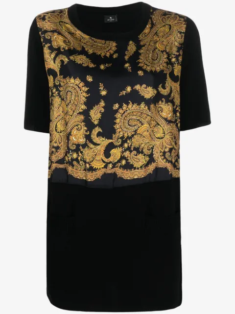ETRO paisley-print cotton T-Shirt