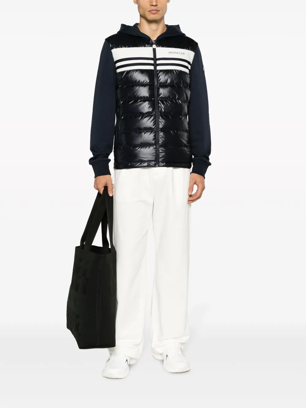 Moncler Jack met capuchon Blauw