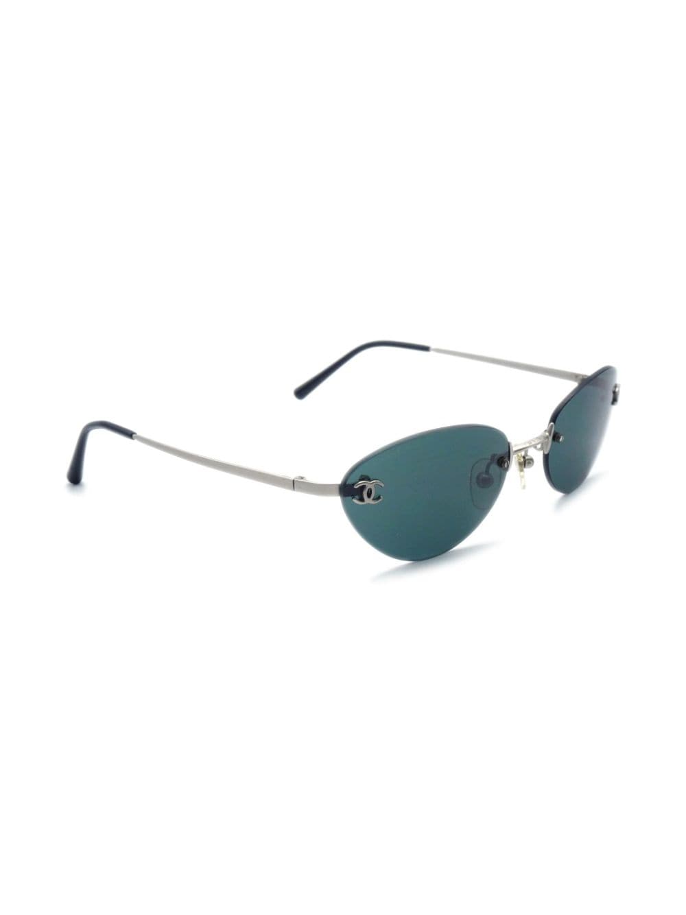 CHANEL Pre-Owned 1990-2000s CC Rimless Sunglasses - Farfetch
