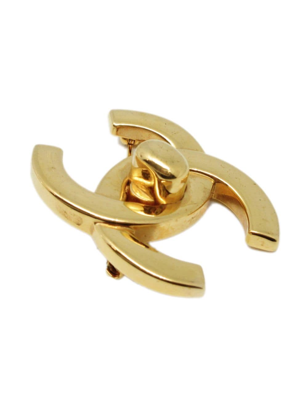 Image 2 of CHANEL Pre-Owned 1996 CC turn-lock brooch