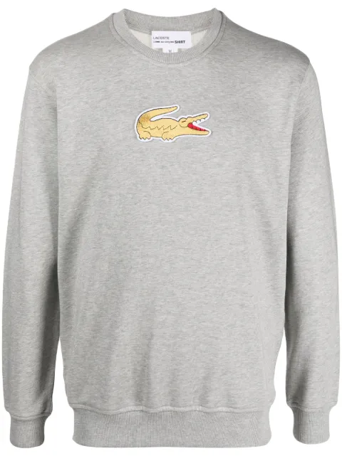 Comme Des Garçons Shirt suéter con parche del logo de Comme Des Garçons Shirt x Lacoste