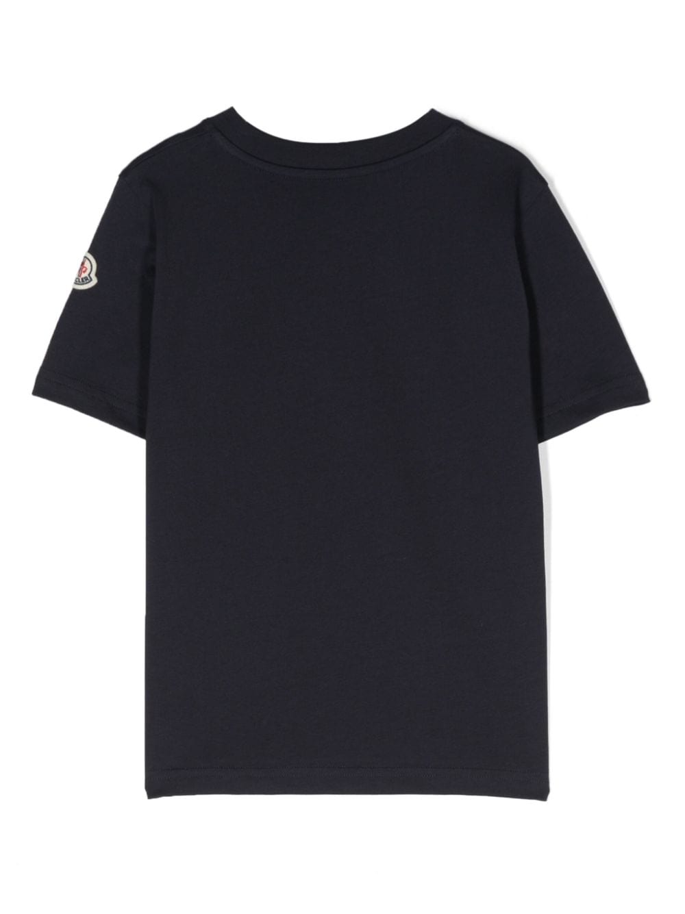 Moncler Enfant logo-print cotton T-shirt - Blauw