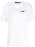 ROTATE BIRGER CHRISTENSEN sequin logo-detail organic cotton T-shirt - White