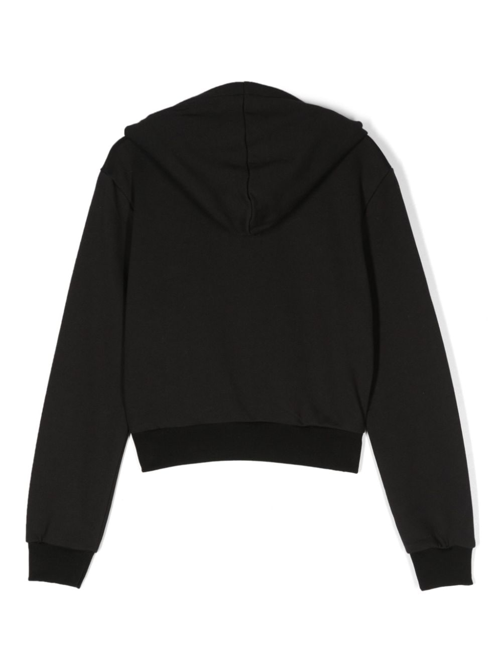 Balmain Kids sequinned-logo cotton hoodie - Zwart