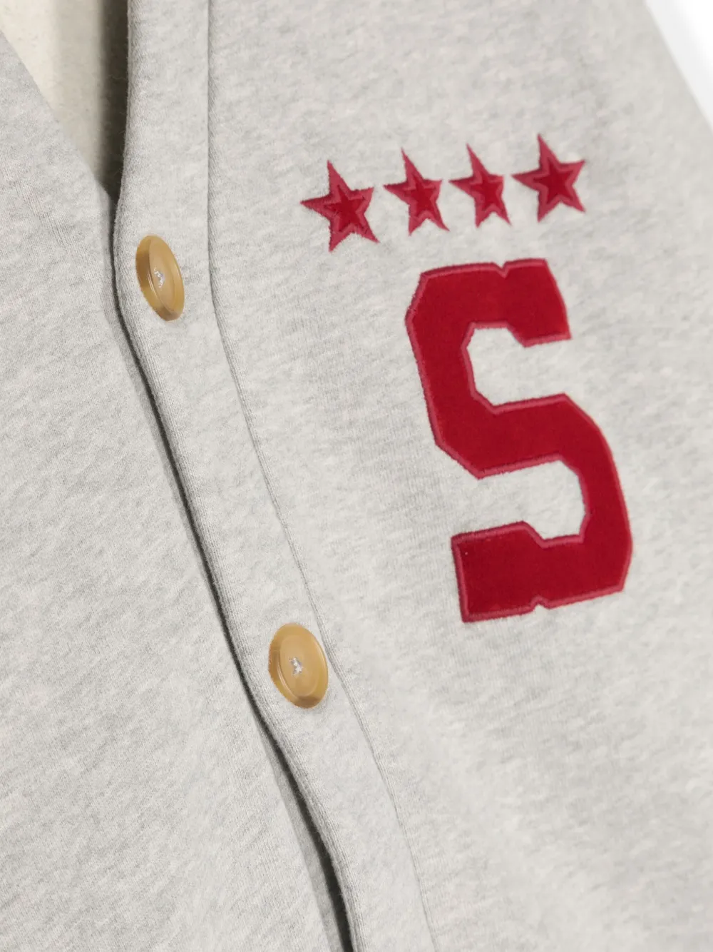 Bellerose Sweater met logoprint Grijs