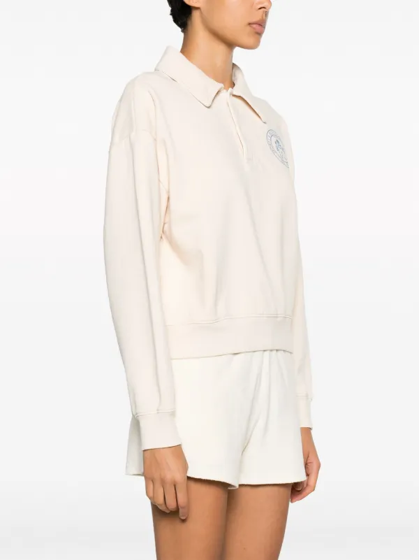 Sporty & rich ロゴ クロップド スウェット Sporty & rich ロゴ クロップド スウェット