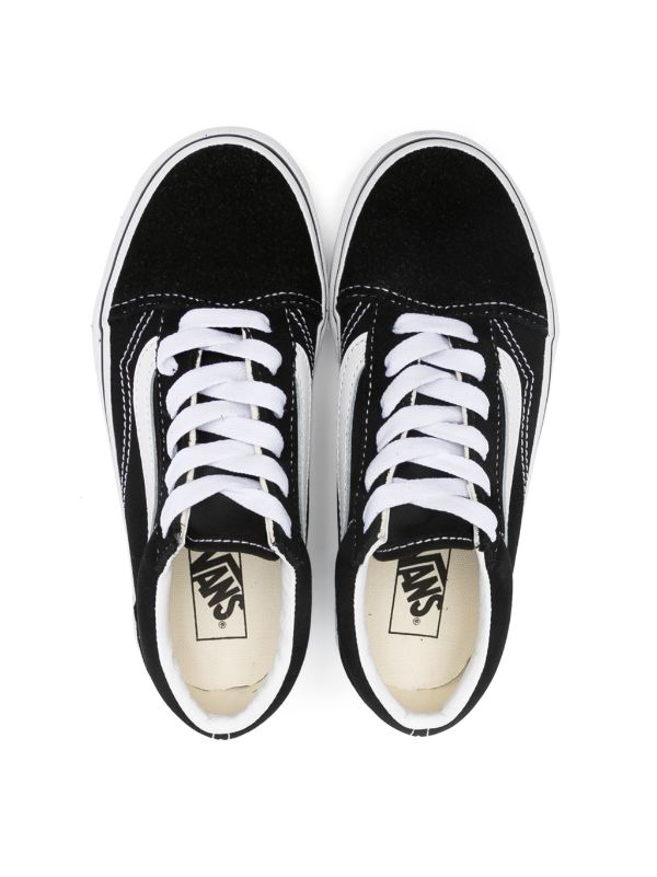 Vans Kids Old Skool Kids Black/White Sneakers - Farfetch