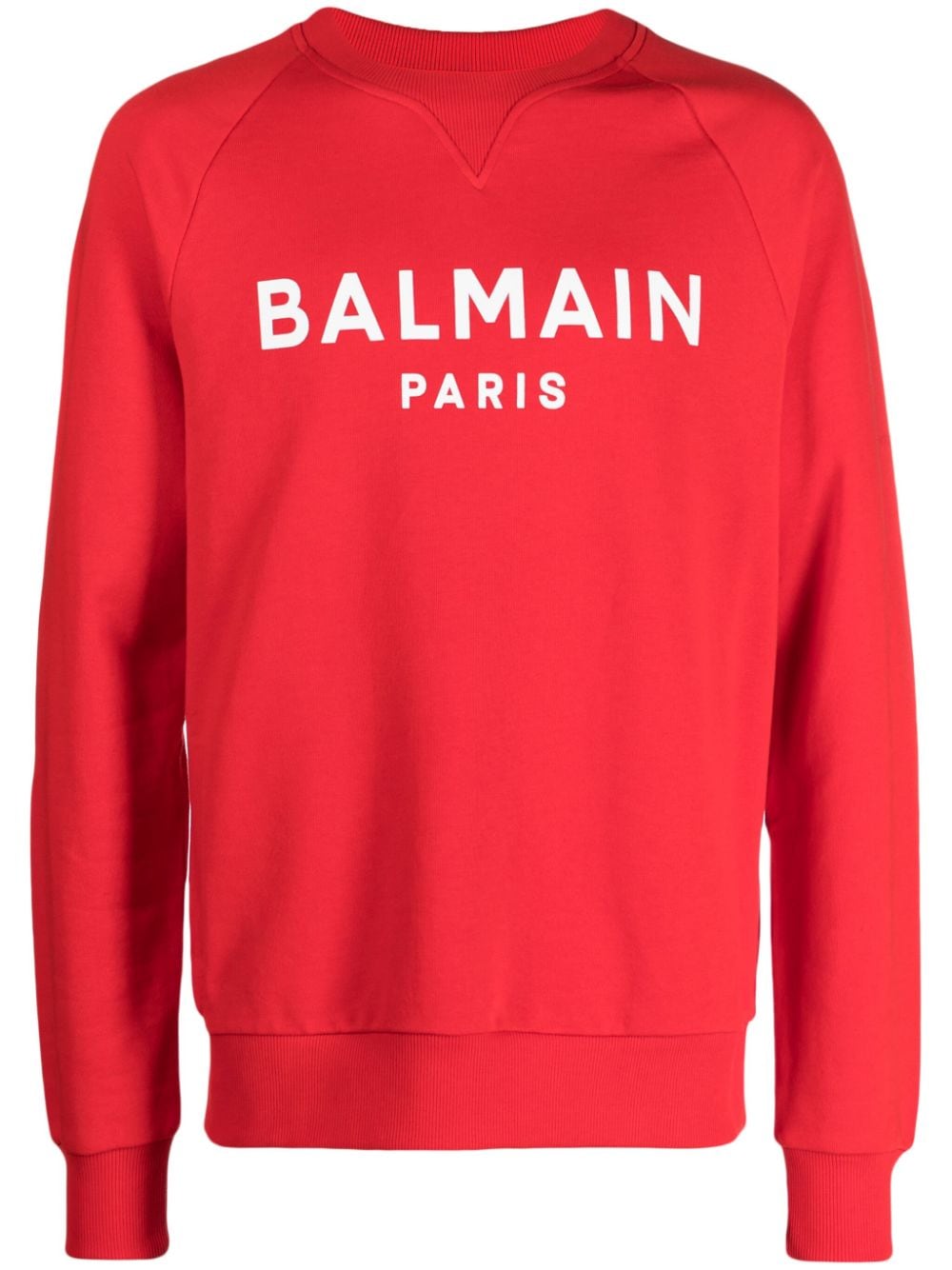 Balmain Sweater met logoprint Rood
