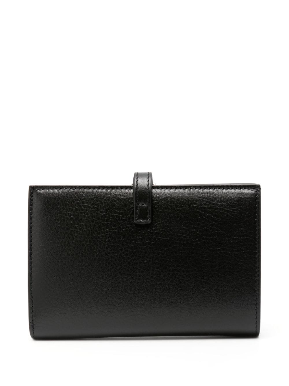 Shop Givenchy Voyou Bi-fold Leather Wallet In Schwarz