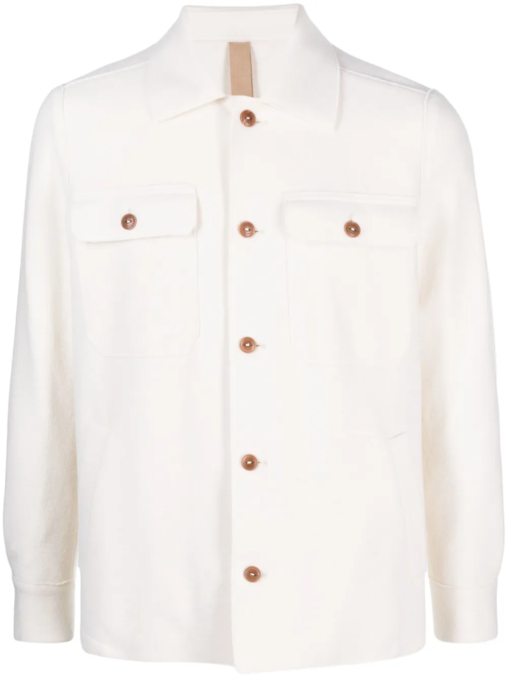 White shirt hot sale jacket style