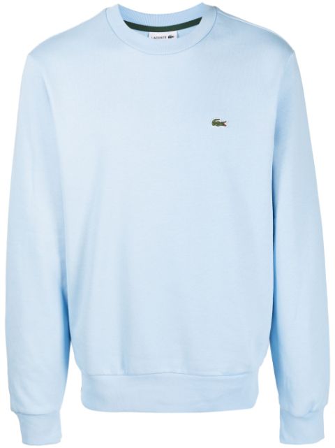 Lacoste logo-patch crew-neck sweatshirt Men