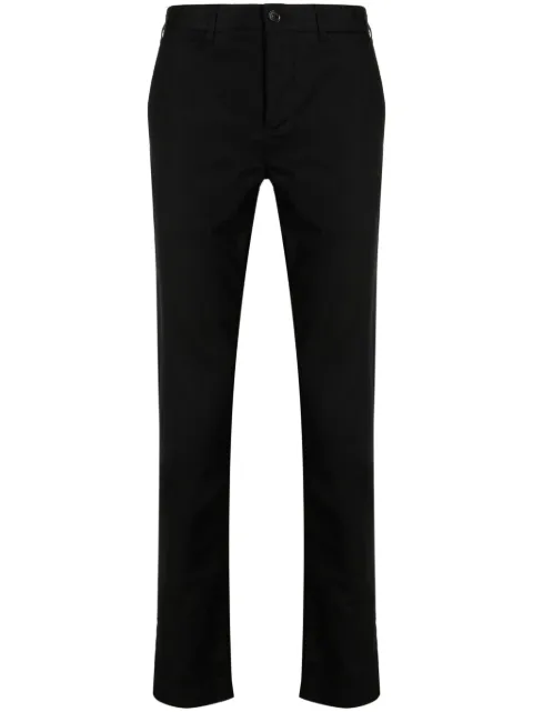 Lacoste pantalones slim con logo bordado