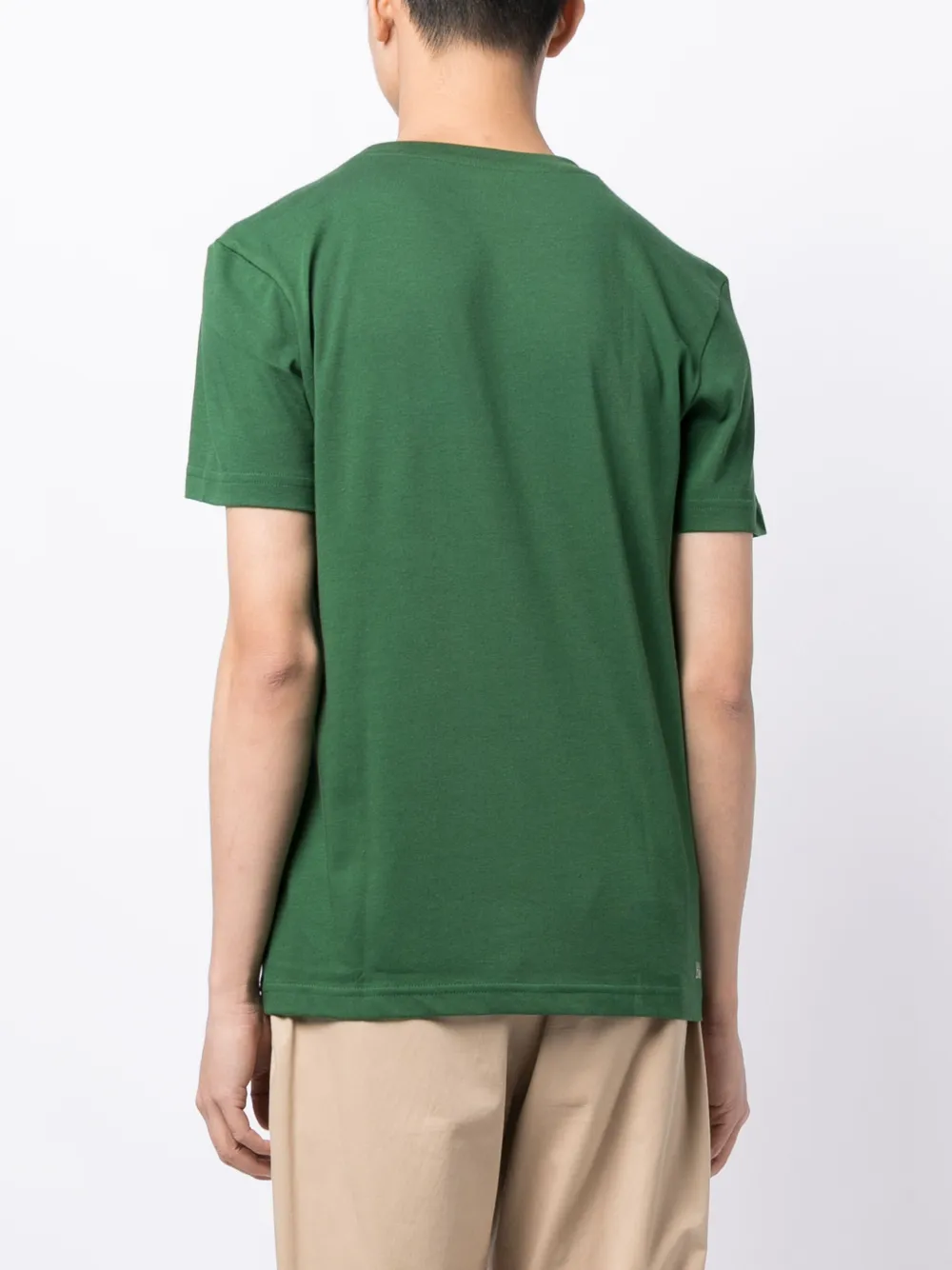 Lacoste T-shirt met logoprint Groen