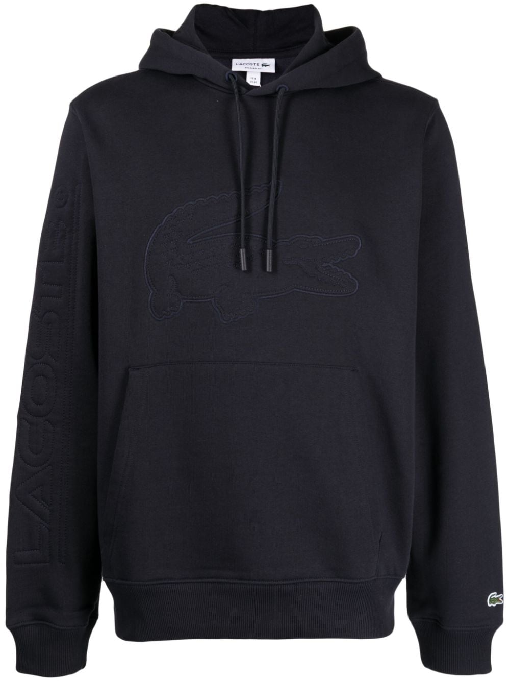 Hoodie lacoste on sale big logo