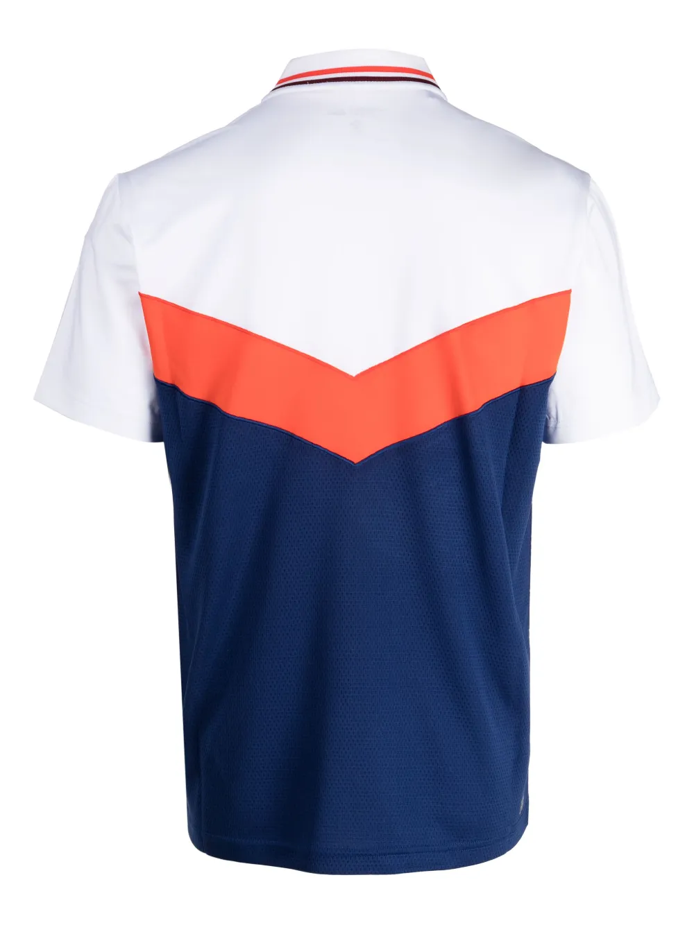 Polo lacoste shop bleu orange