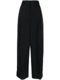 The Mannei Arda high-waist wide-leg trousers - Black
