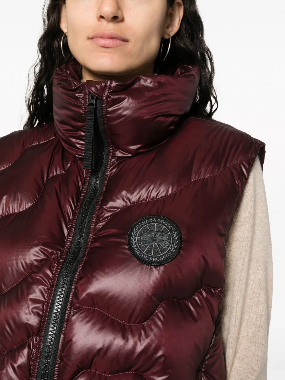 Canada Goose Bodywarmer met logopatch Rood
