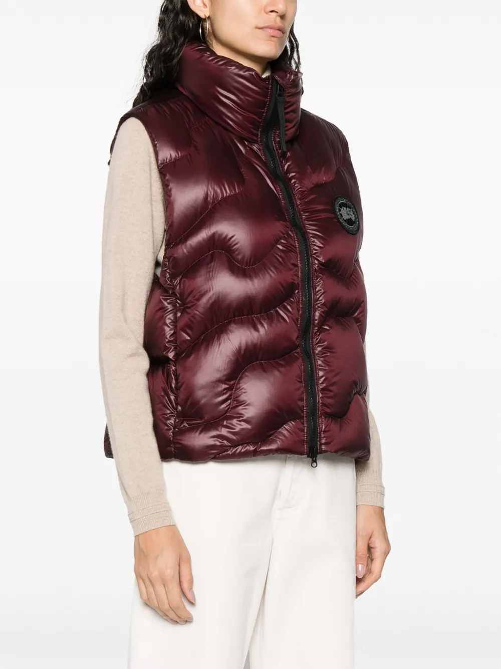 Canada Goose Bodywarmer met logopatch Rood