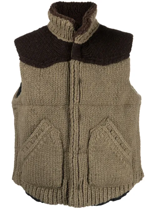 Gilet matelassé à patch logo - sacai - Modalova