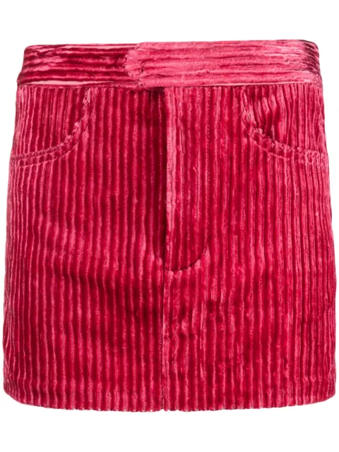 ISABEL MARANT mid-rise corduroy miniskirt