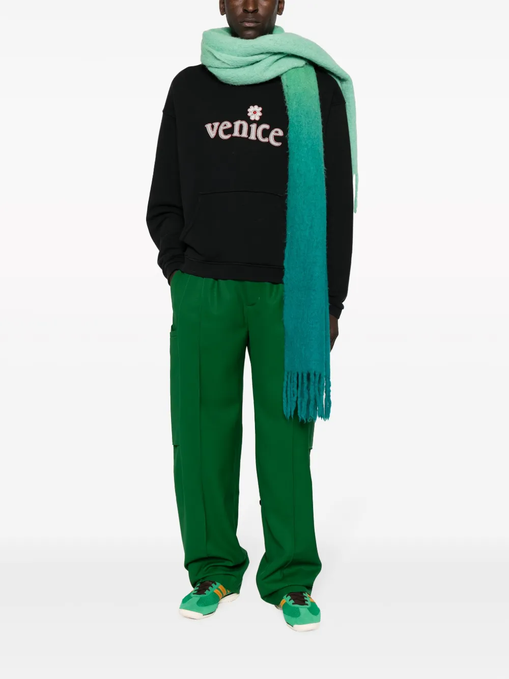 ERL Venice cotton hoodie - Zwart