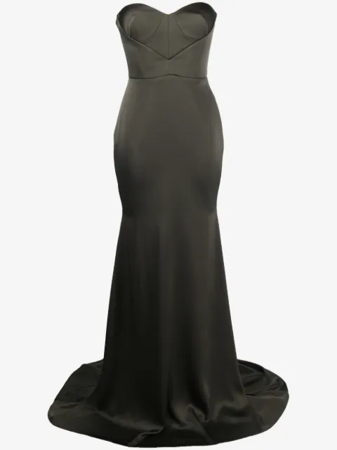 Alex Perry strapless floor-length gown