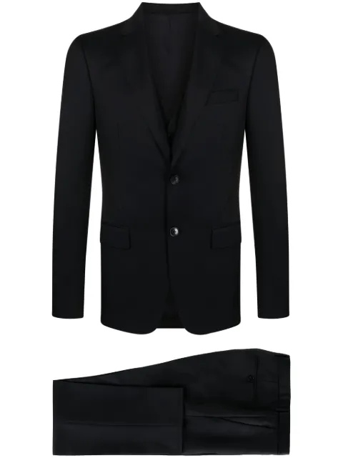 Zegna single-breasted wool-blend suit