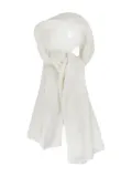 Allude cashmere scarf - White