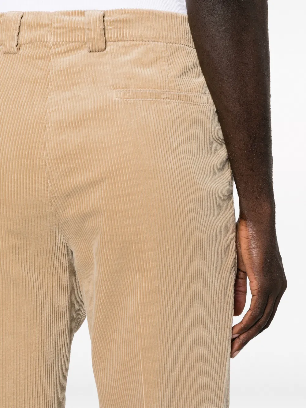 Brunello Cucinelli Ribfluwelen broek Beige