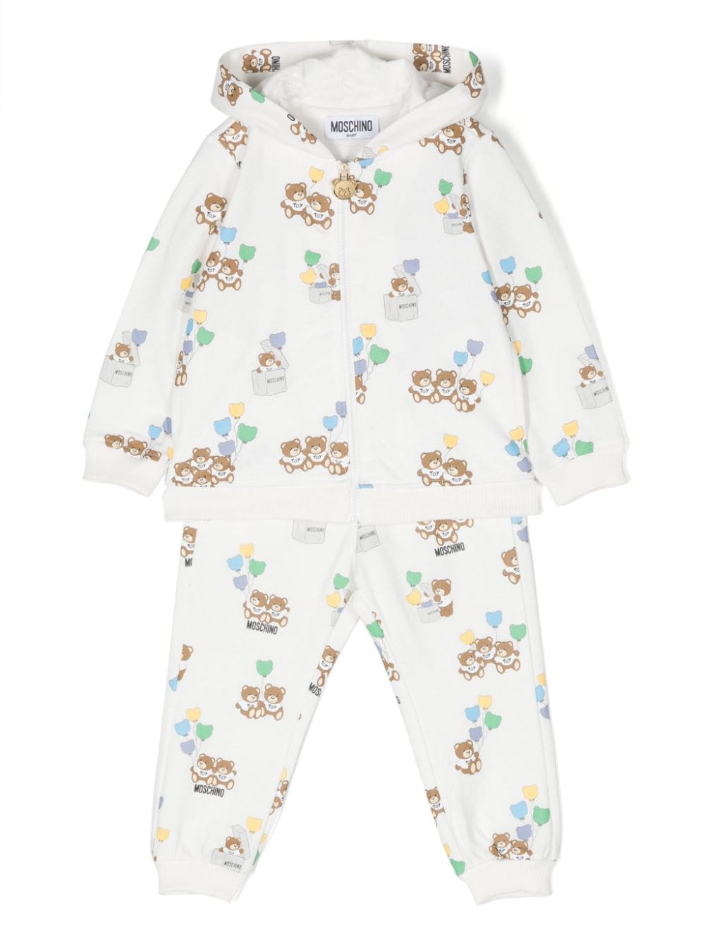 MOSCHINO TEDDY BALLOON COTTON TRACKSUIT SET (SET OF TWO)