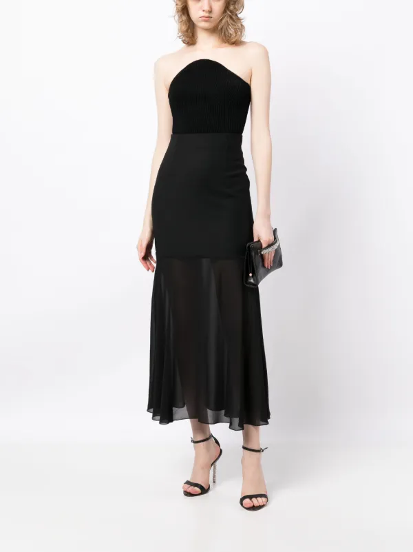 Sheer panel clearance skirt