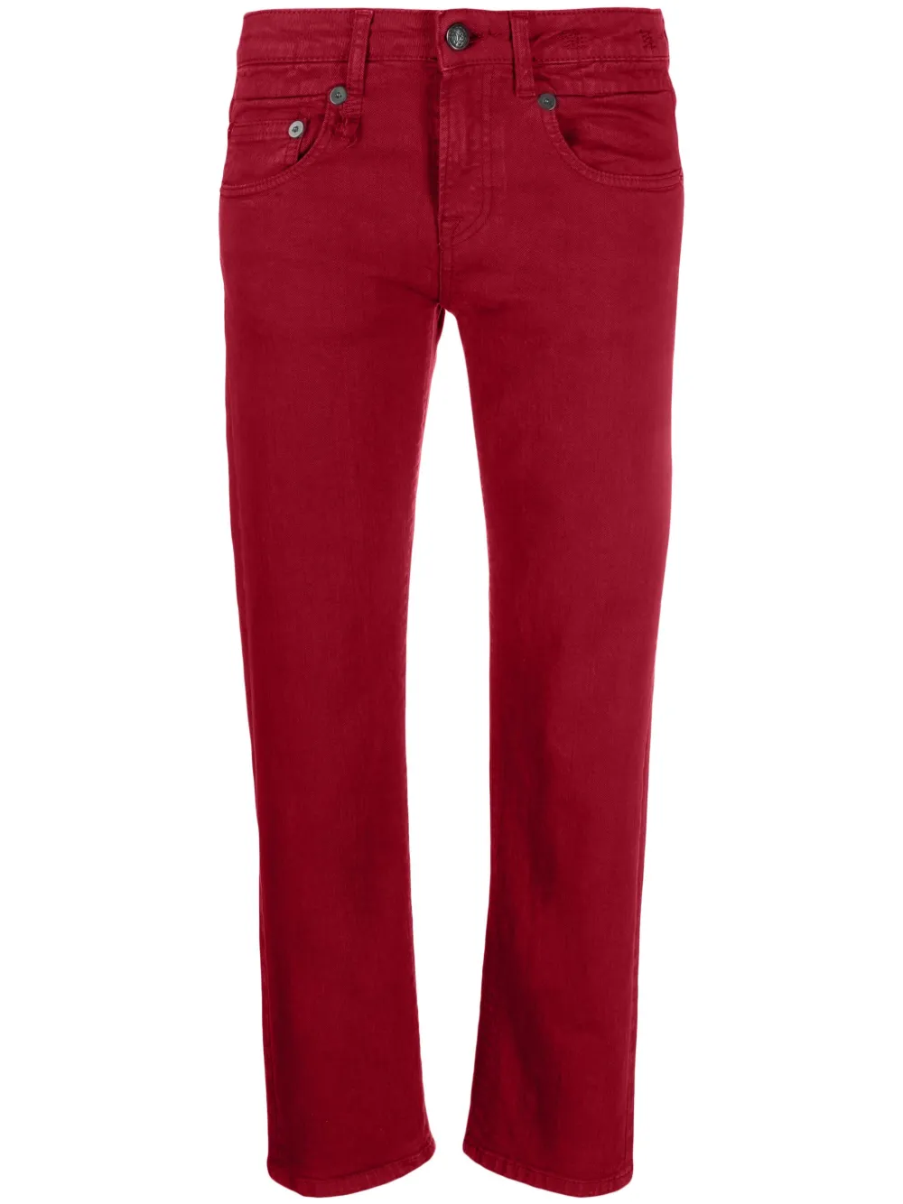 R13 Cropped jeans Rood