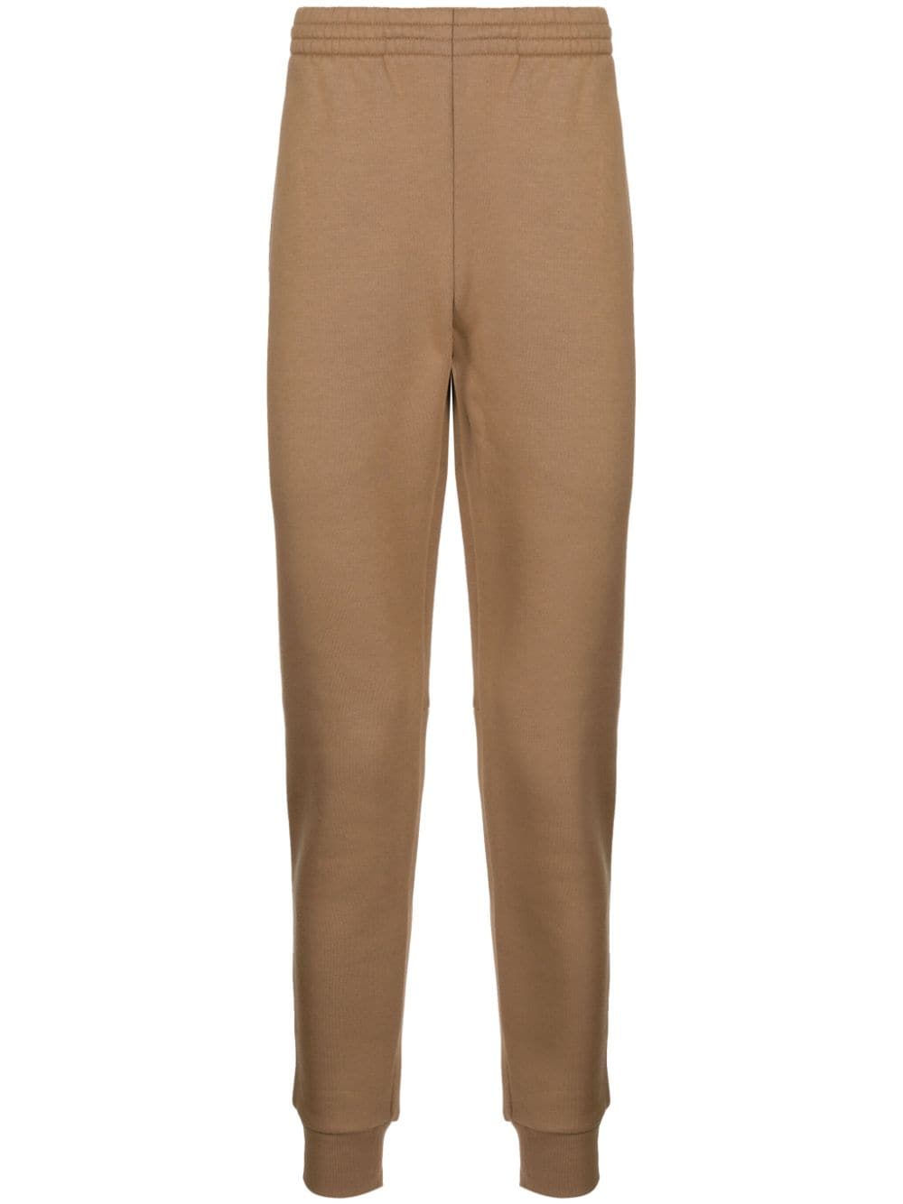 Lacoste Logo-patch Elasticated-waist Track Trousers In Brown