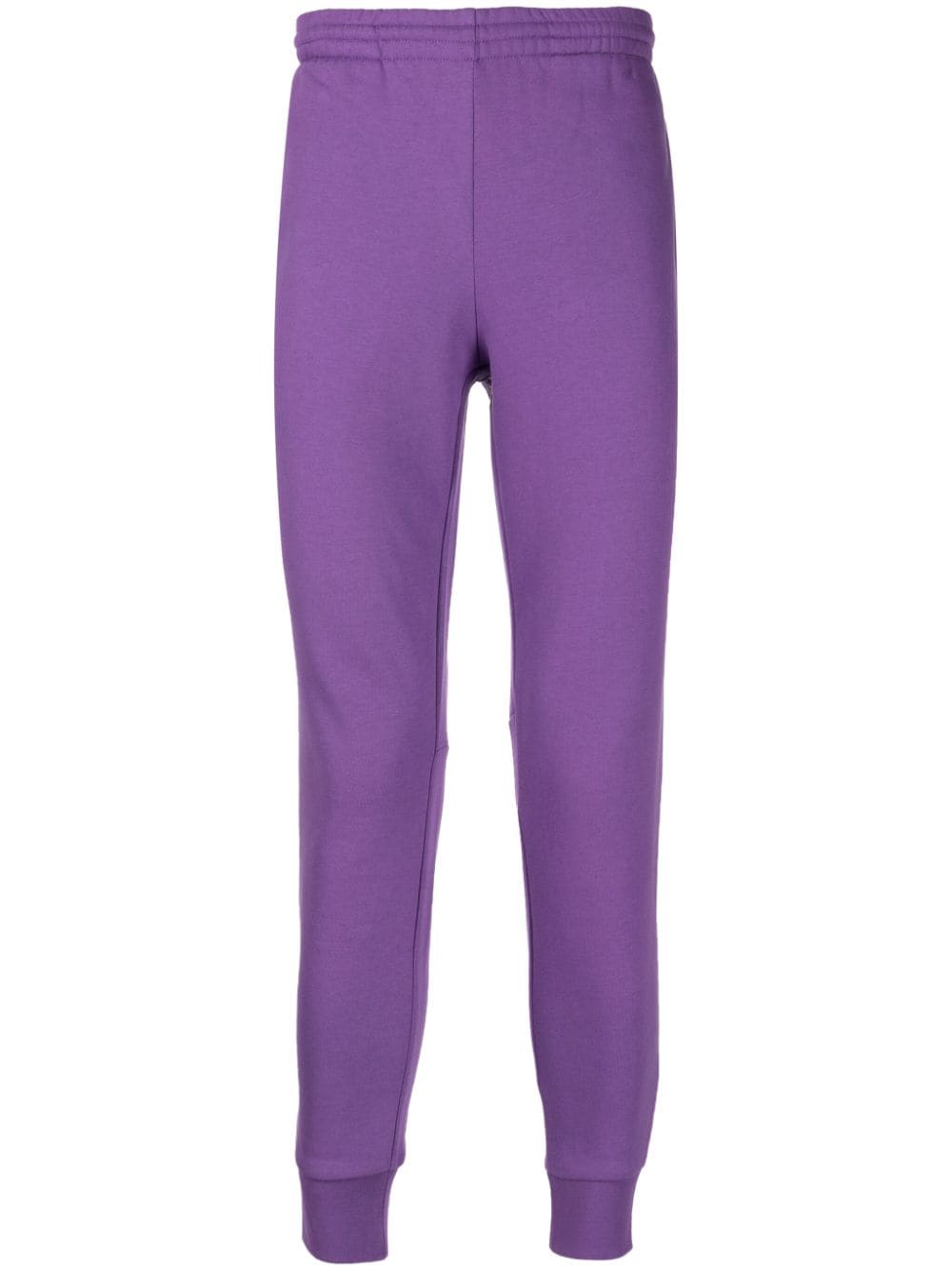 Lacoste Logo-patch Elasticated-waist Track Pants In Purple