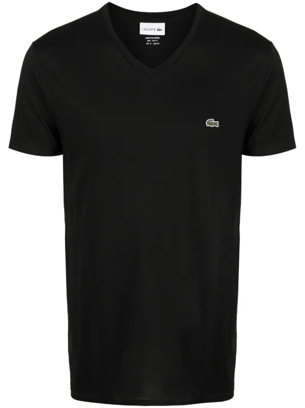 LACOSTE ブラック Tシャツ L Lacoste コットン Tシャツ | ブラック | FARFETCH JP